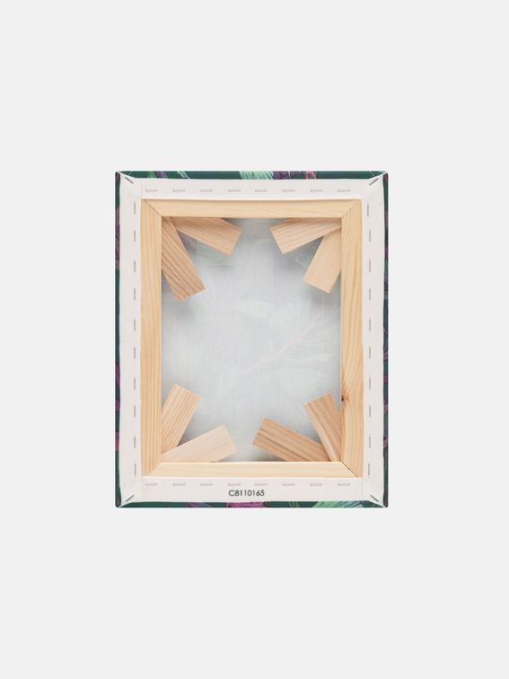 framed canvas back texture