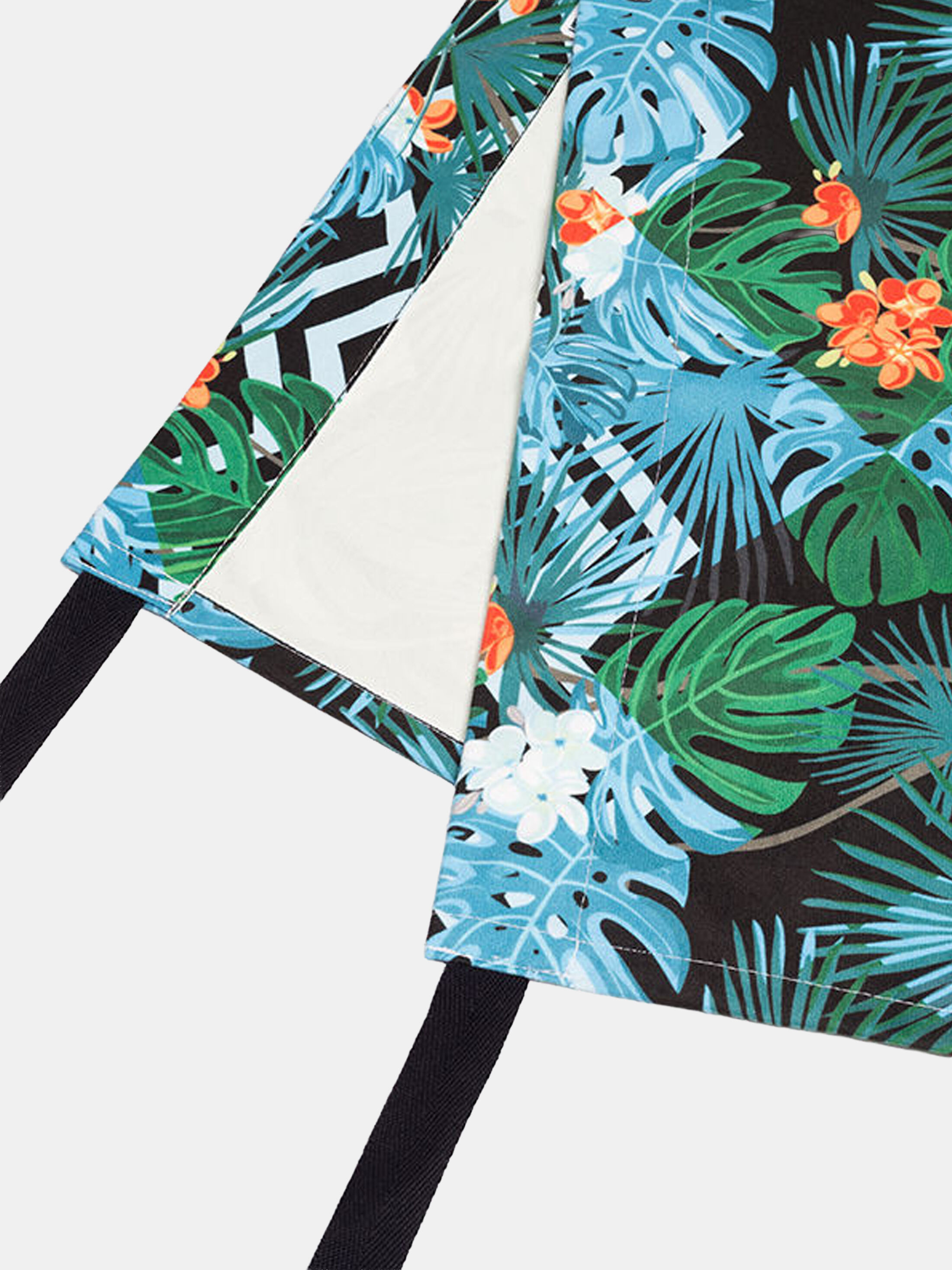 delantal de camarero estampado