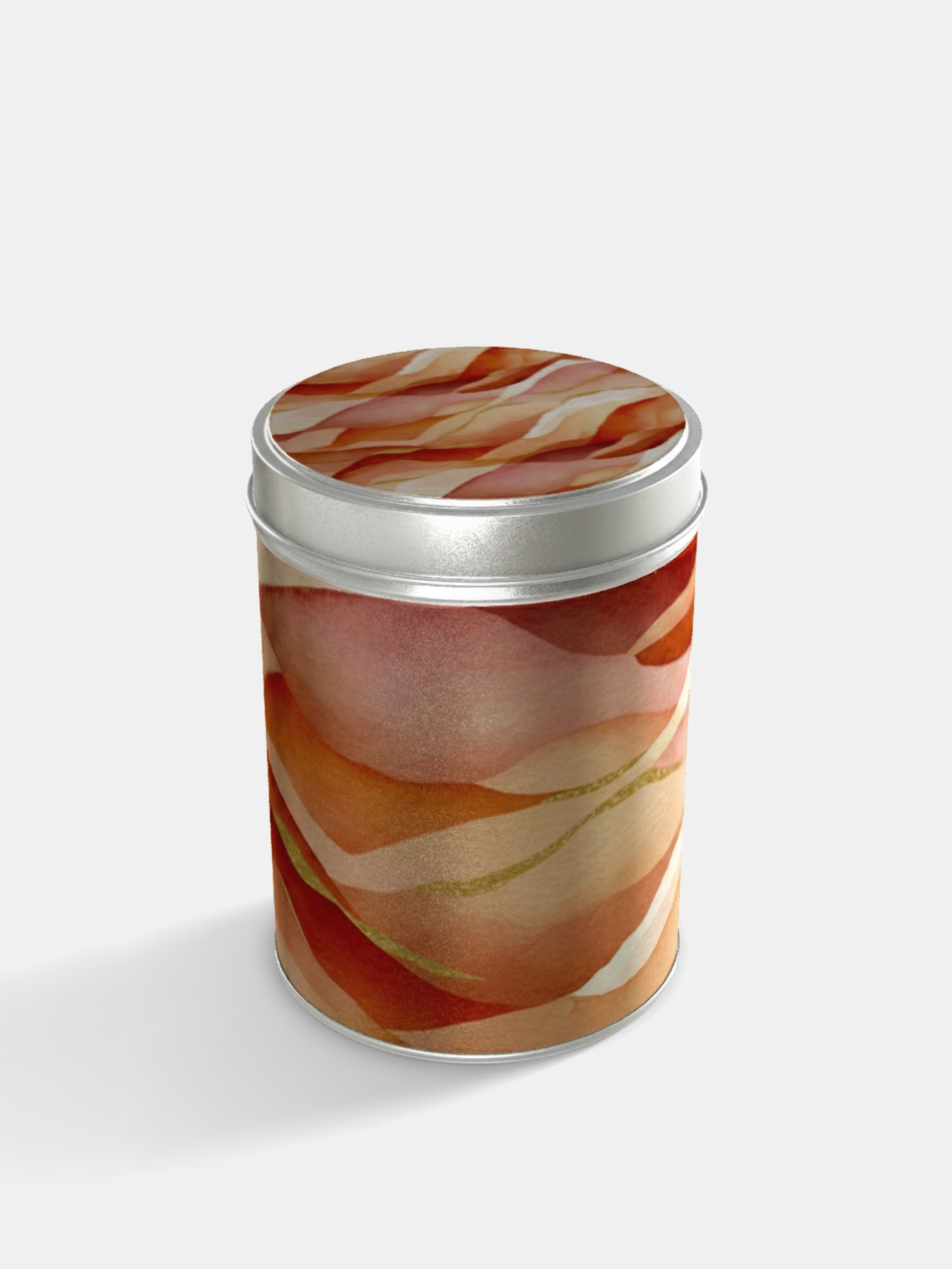 customised tin cylinder shaped