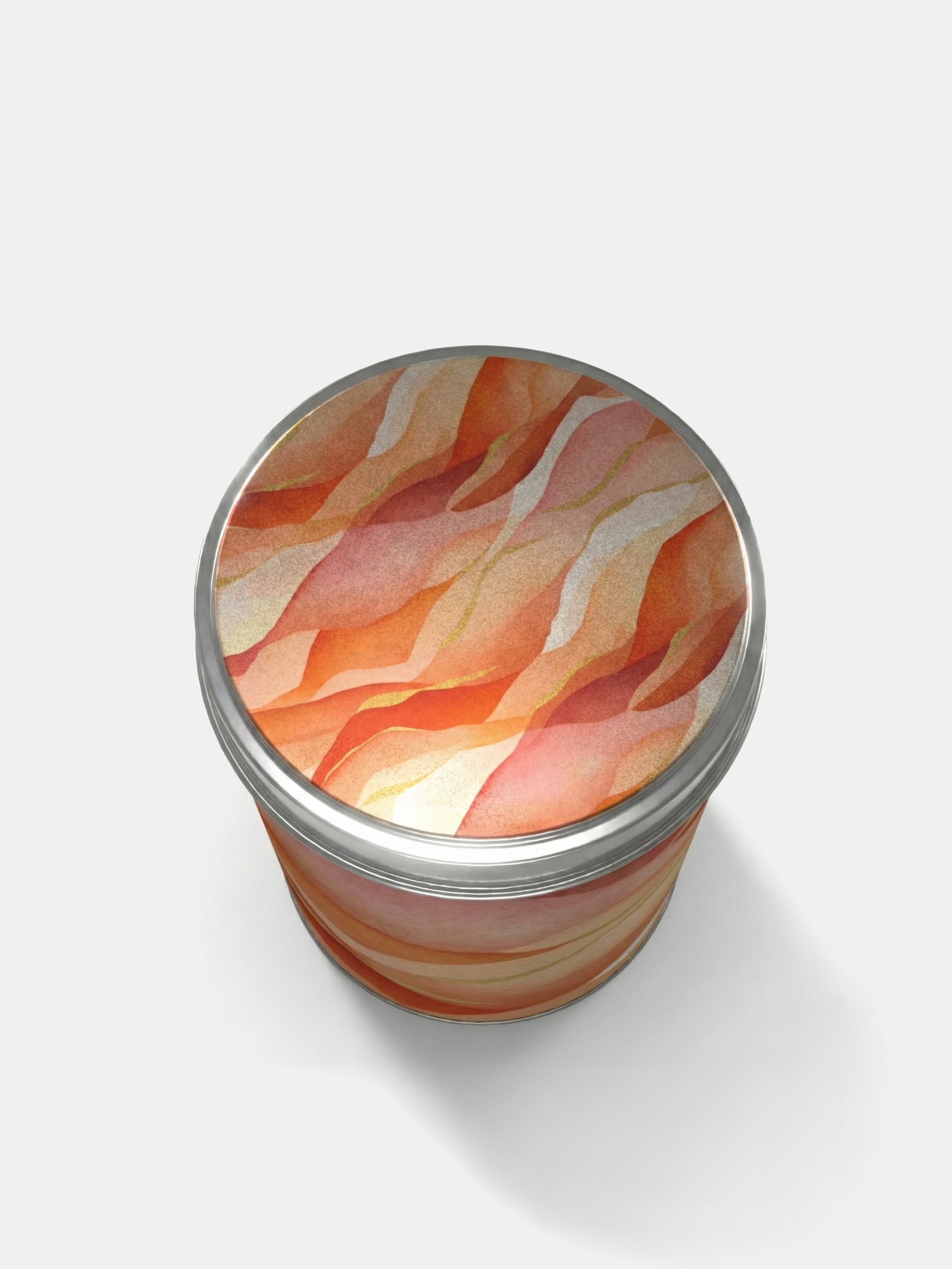 print on cylinder tin