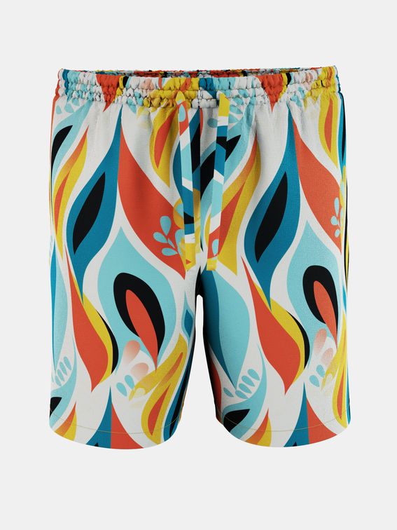 Short à cordon personnalisé