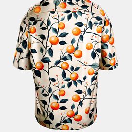 printed camp collar shirt