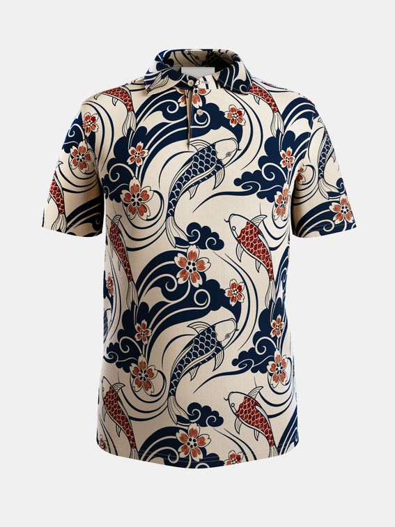 custom printed polo shirts