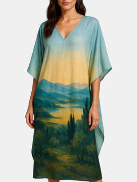op maat bedrukte kaftan