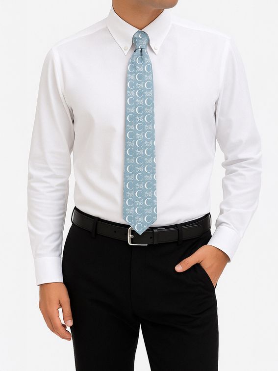 create your own tie with monogram