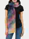 personalised blanket scarf folded