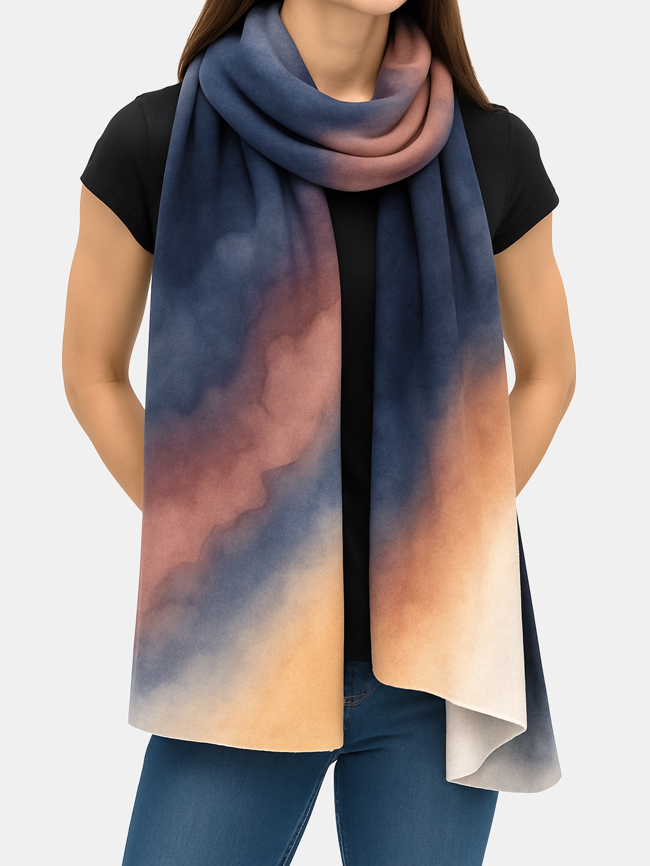 personalised blanket scarf pattern