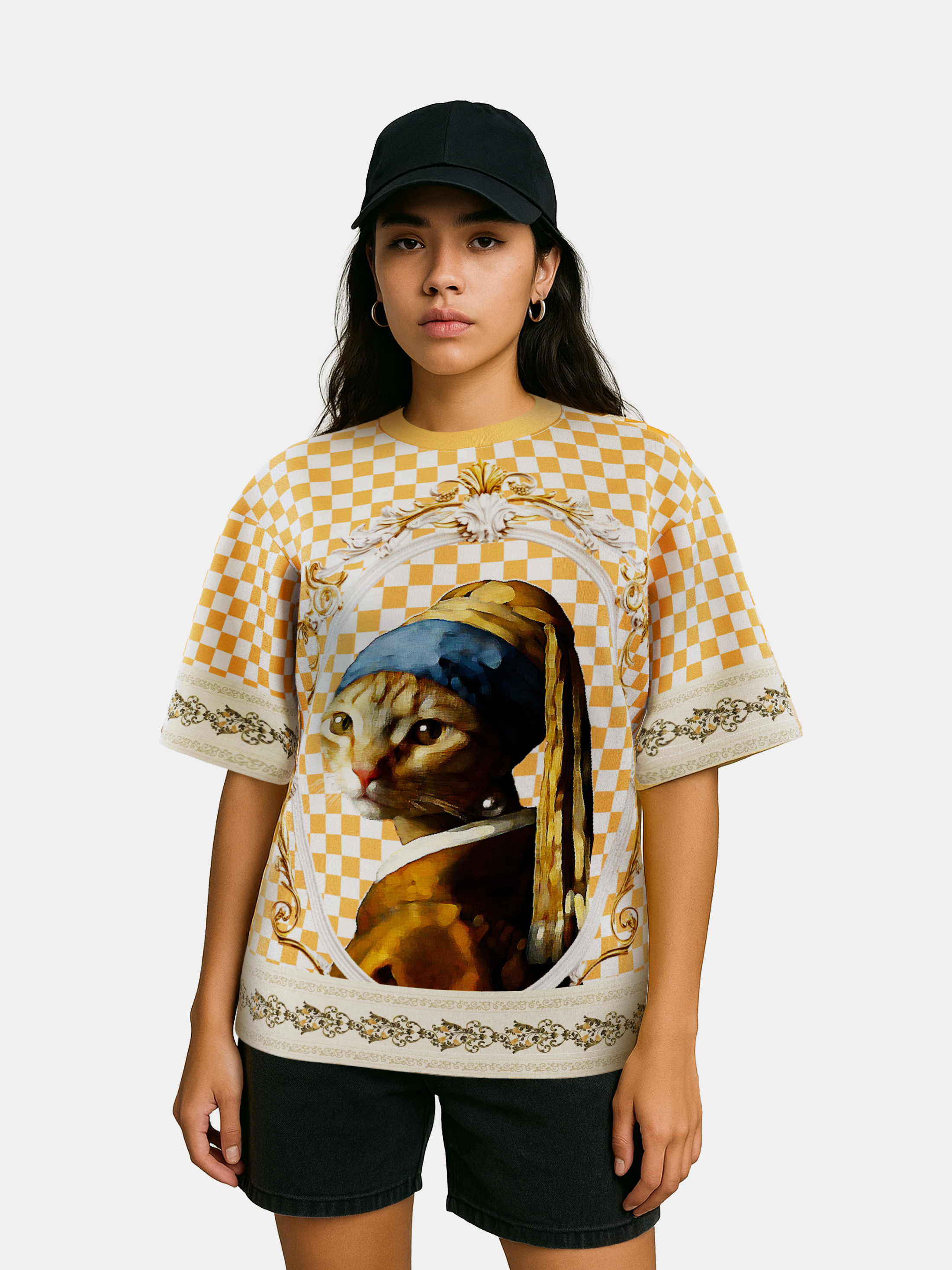 womens custom oversized t-shirt