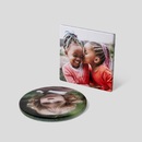 custom photo ceramic coasters in round and square shape