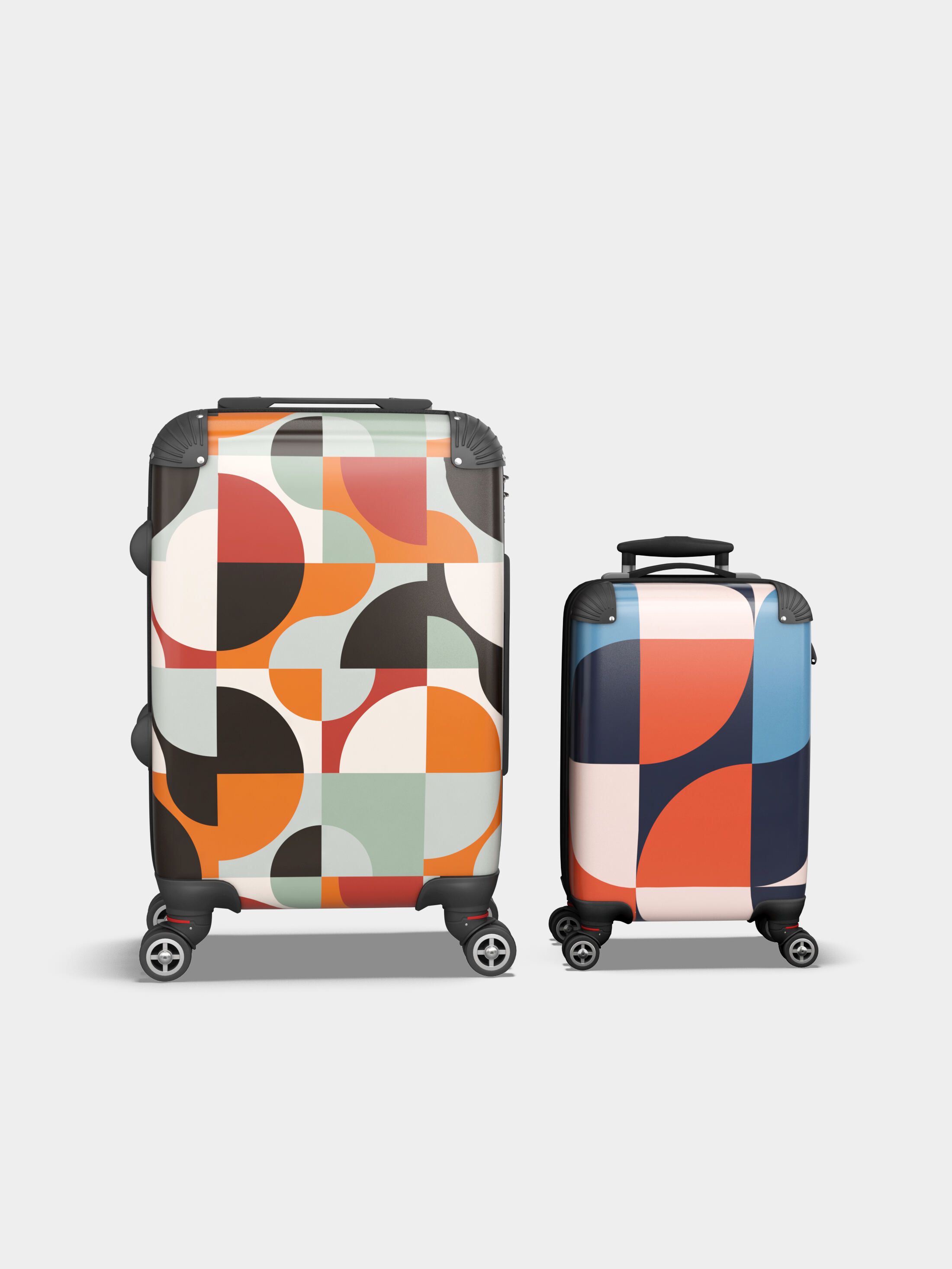 kids printed suitcase