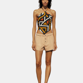 bandana halter neck top