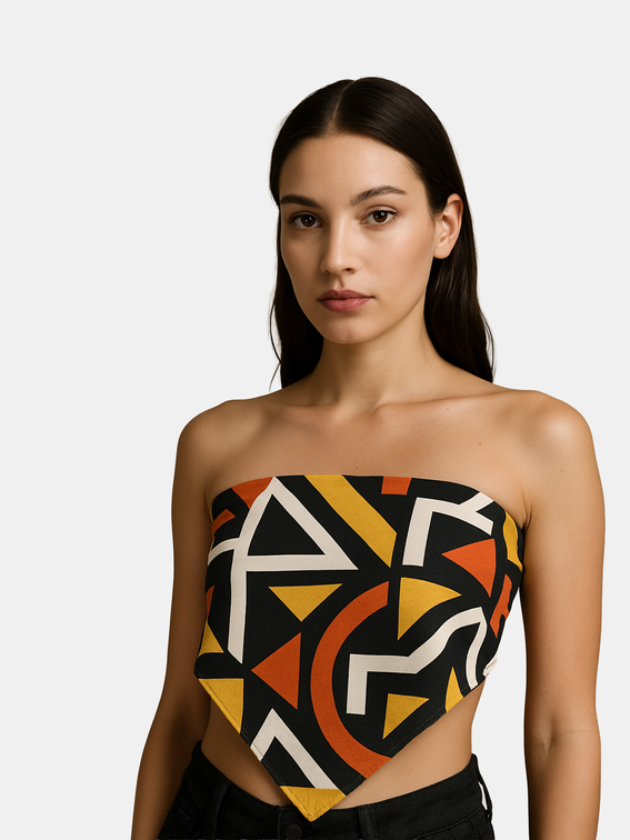 bandana crop top