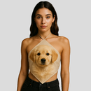 Bandana halter neck top