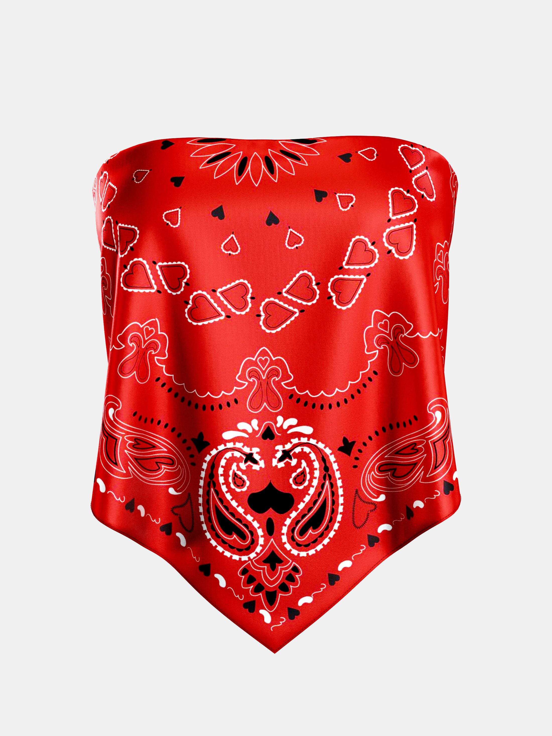 bandana crop top