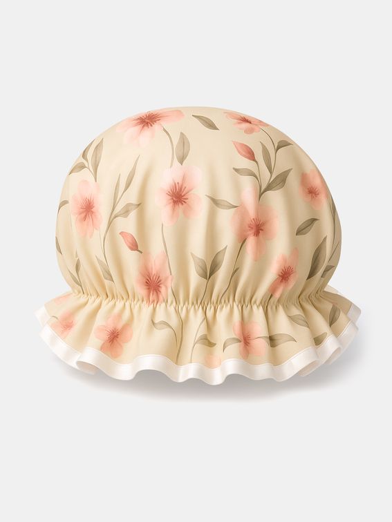 Custom luxury shower cap