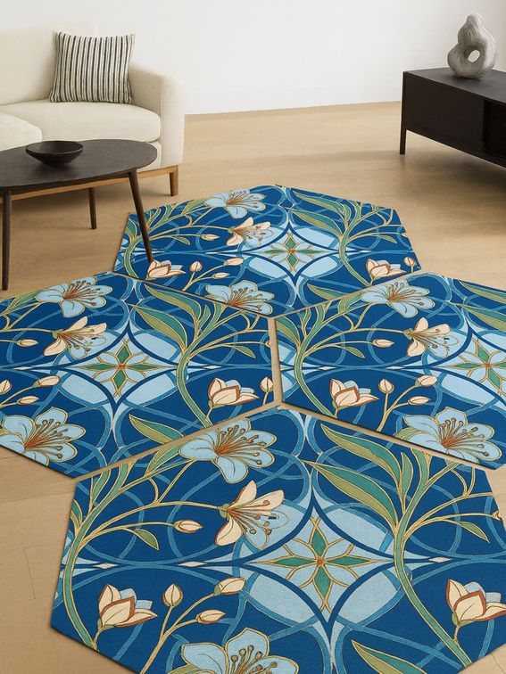 Custom Hexagon Rugs