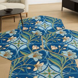 Custom Hexagon Rugs