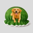 Luxury shower cap personalised with dog photo