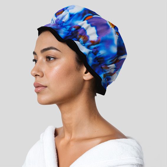 design your own shower cap