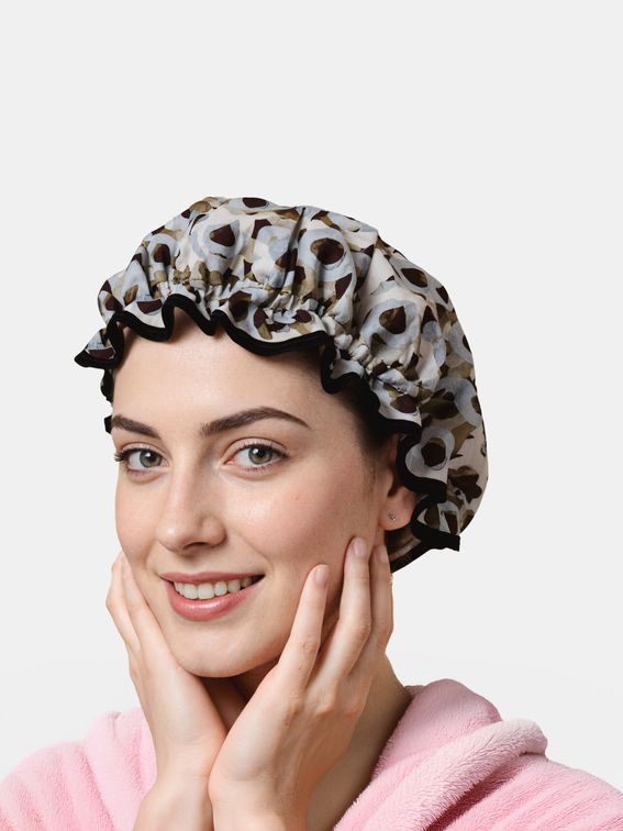Custom luxury shower cap
