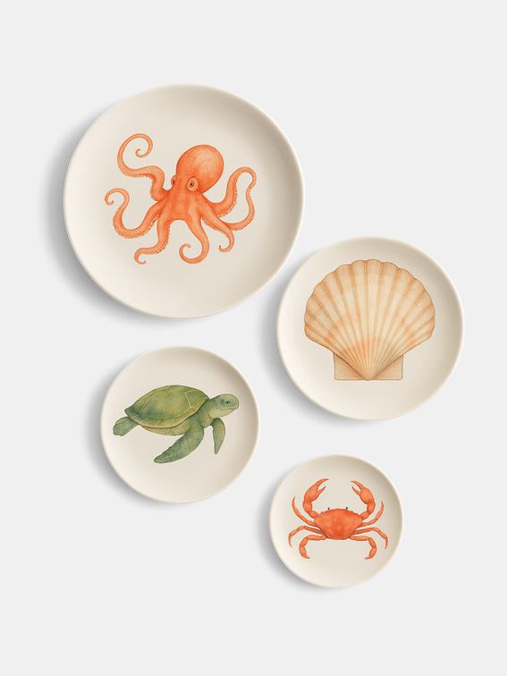 assiettes à dîner imprimées sur mesure