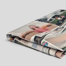 personalised cotton throw