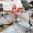 printed cotton throws