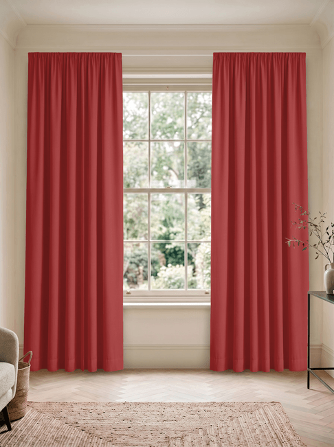 Brown Chenille Wire Hanging Curtains