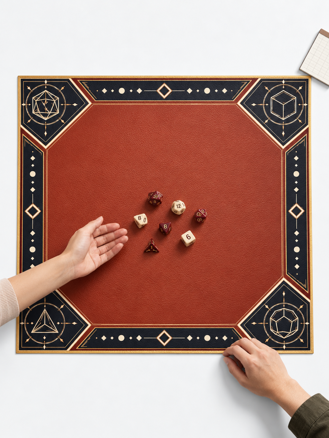 custom dice mat
