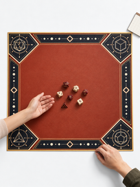 custom dice mat