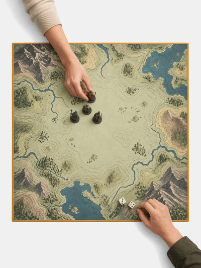 custom tabletop mat
