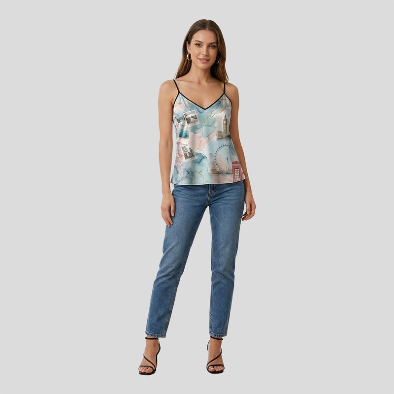 Cami Foos Design Your Personalized Strappy Camisole | Comfort & Style