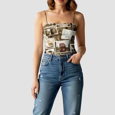 Personalised Women's Strappy Top