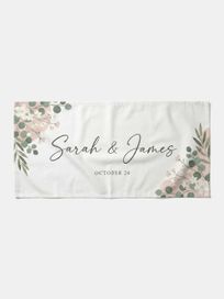 anpassad bröllopsbanner