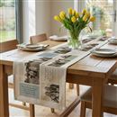 Personalised Photo Vinyl Table Runner