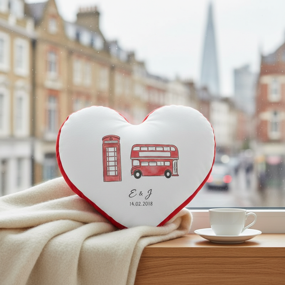 design your own heart cushion