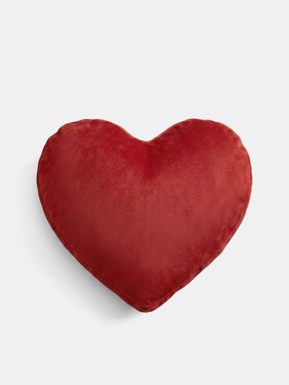 almohada personalizada en forma de corazón