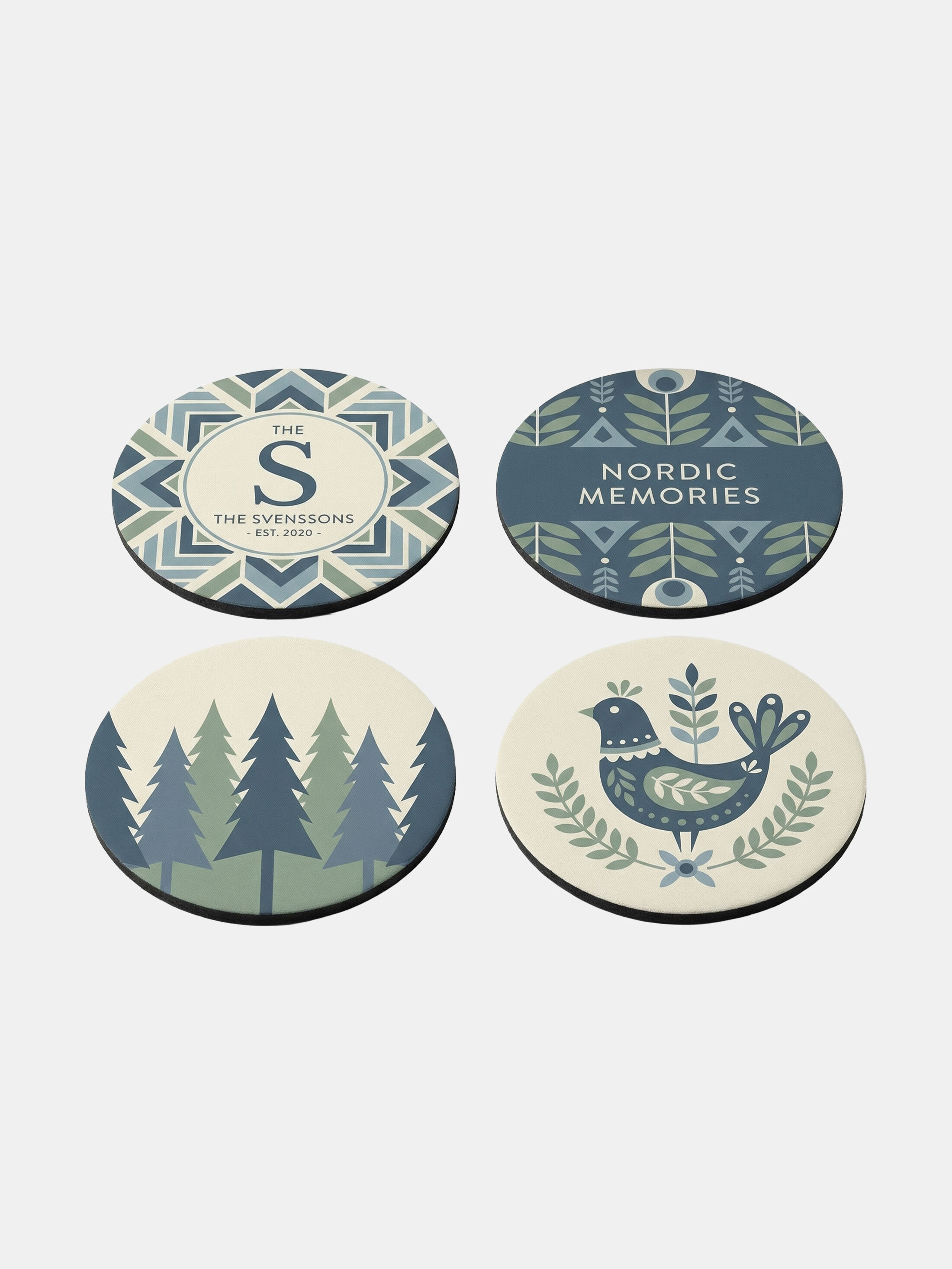 自分だけのネオプレン製コースターをデザインしよう