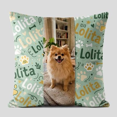 Cuscino con pannello personalizzato