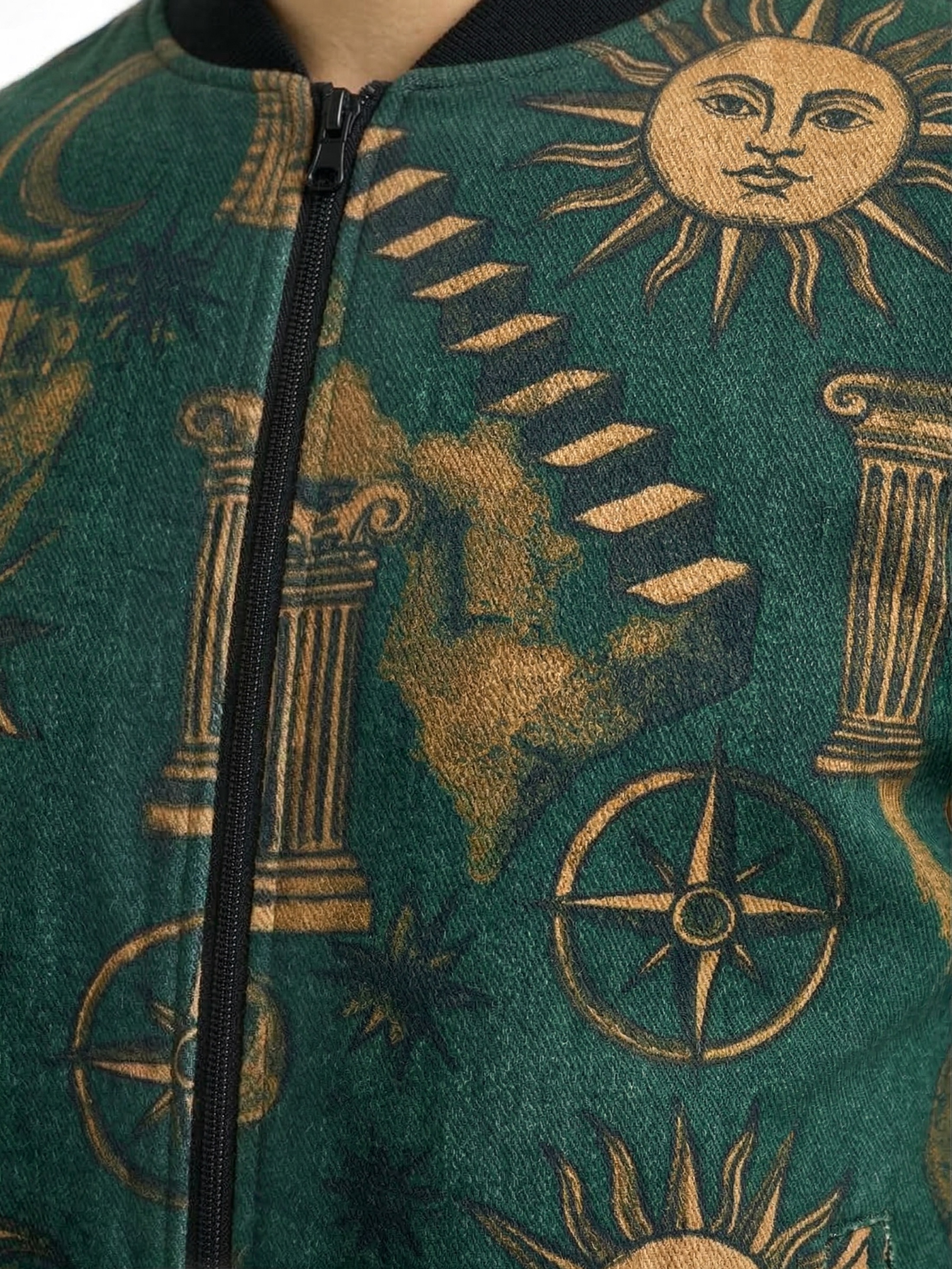 Men's Custom Denim Bomber