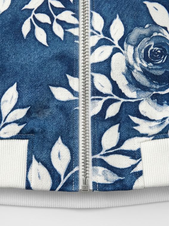 Custom bomber denim jacket for men