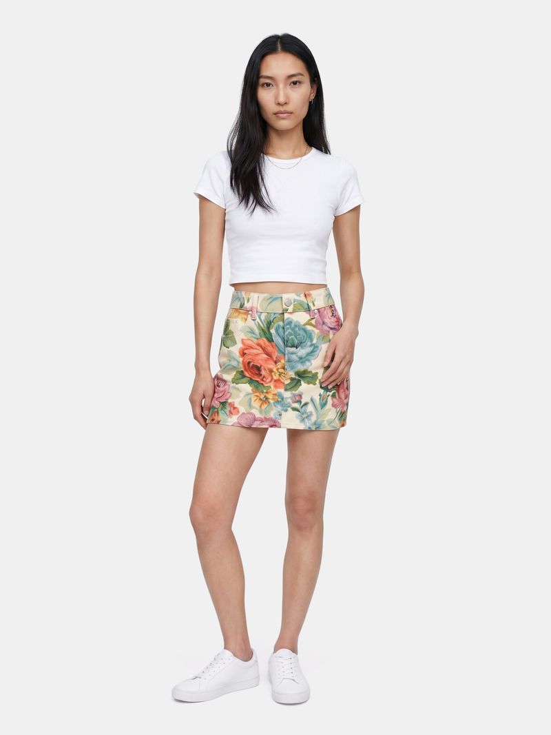 Denim Mini Skirt