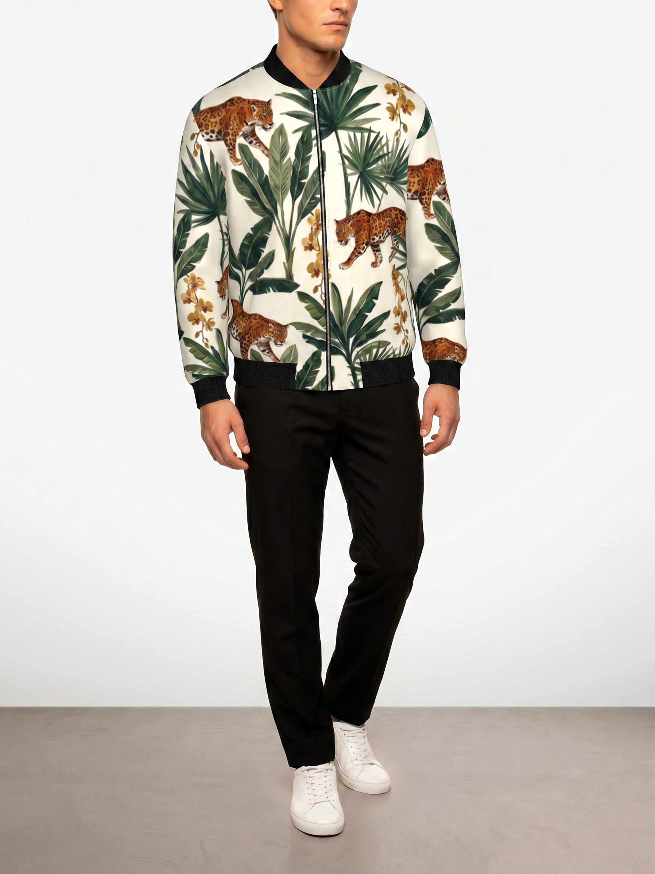 Customised bomber jacket back