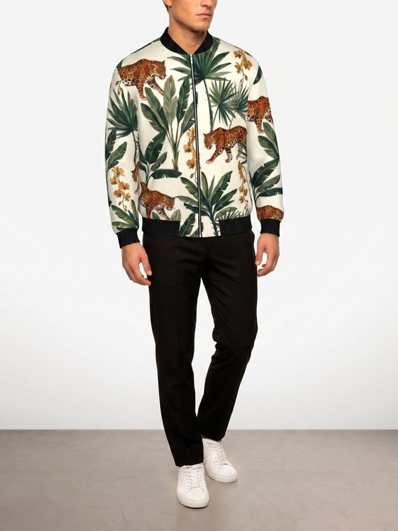 Customised bomber jacket back