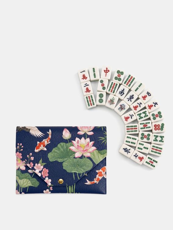 poseedor de tarjeta de Mahjong