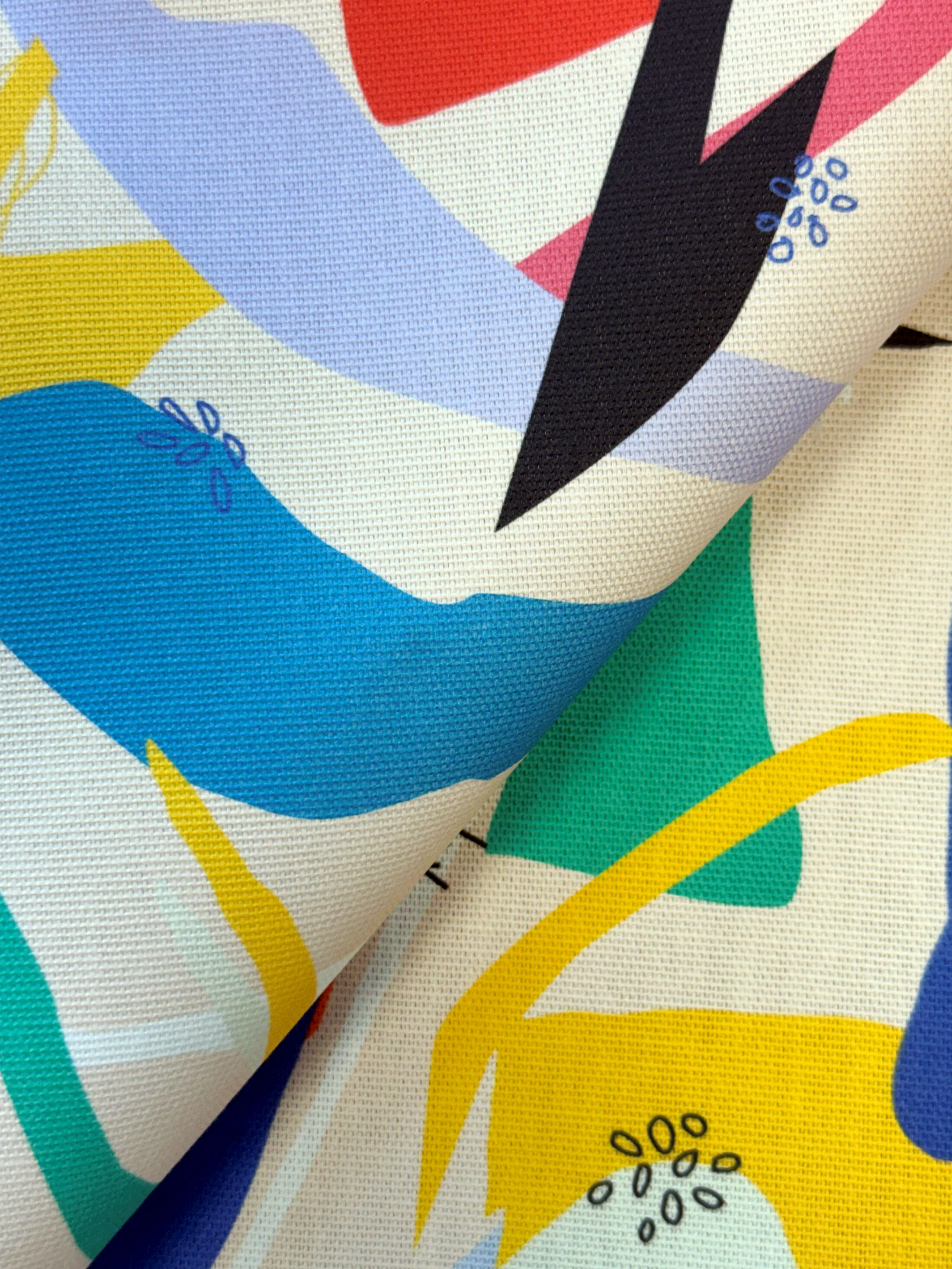 printed Draper Half-Panama Cotton Fabric