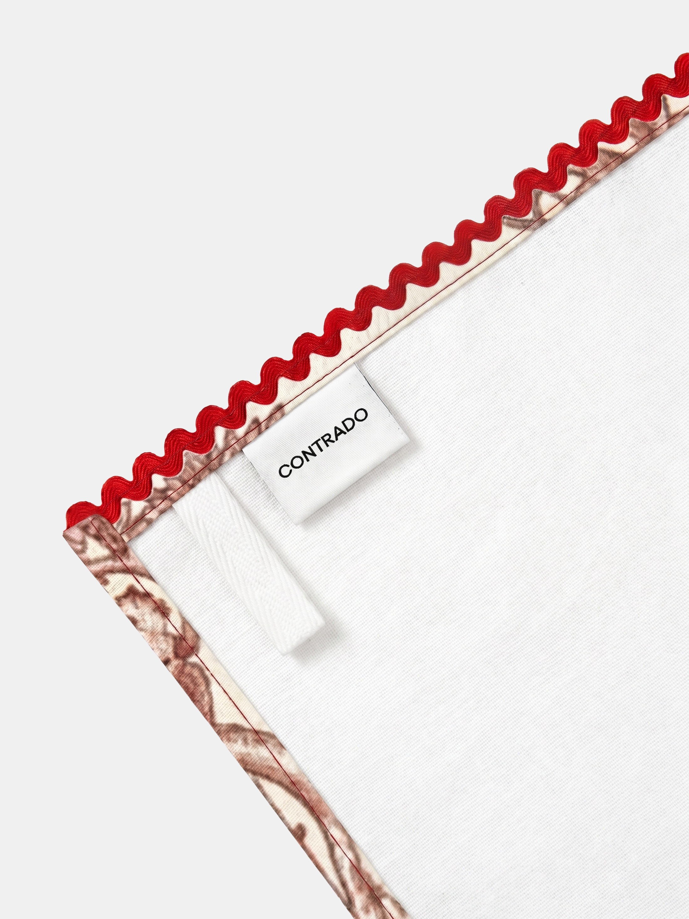 detail of fabric edge