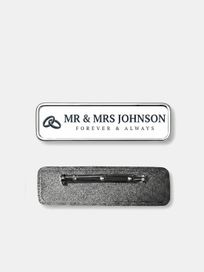 personalised name badges