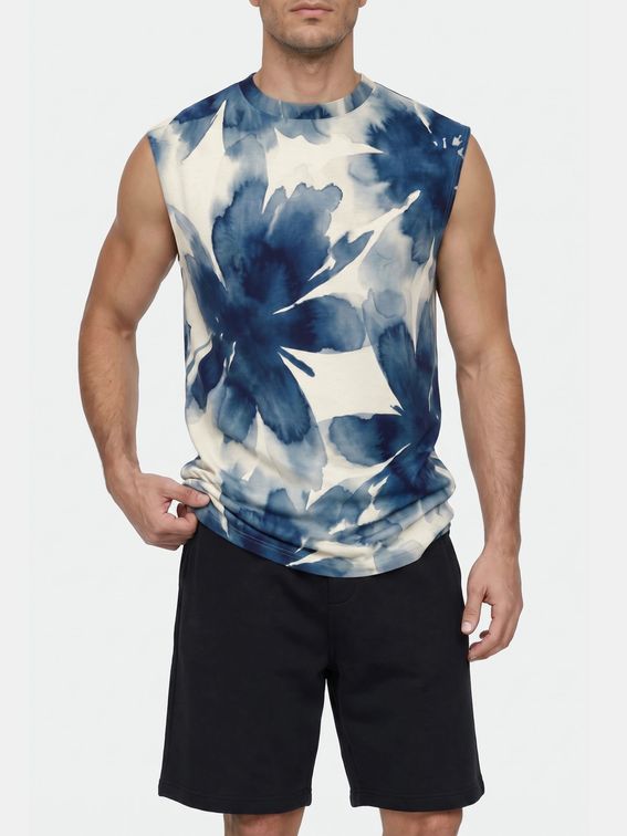 mens custom sleeveless shirt