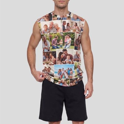 Personalised Men's Sleeveless T-Shirt